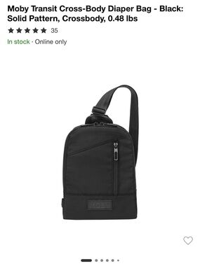 Moby Cross Body Diaper Bag